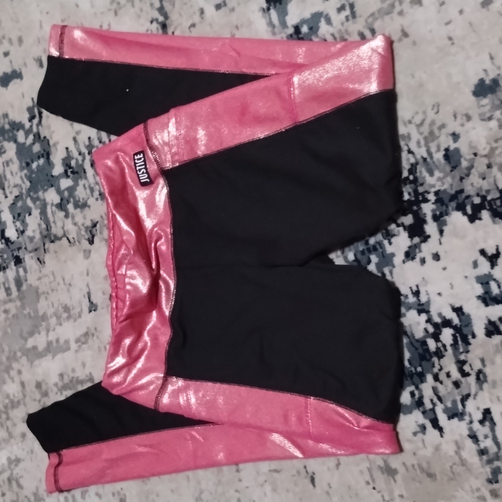 Justice girls leggings size 10 (M)